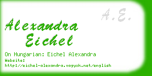 alexandra eichel business card